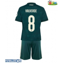 Real Madrid Federico Valverde #8 Bortedraktsett Barn 2026-27 Kortermet (+ Korte bukser)